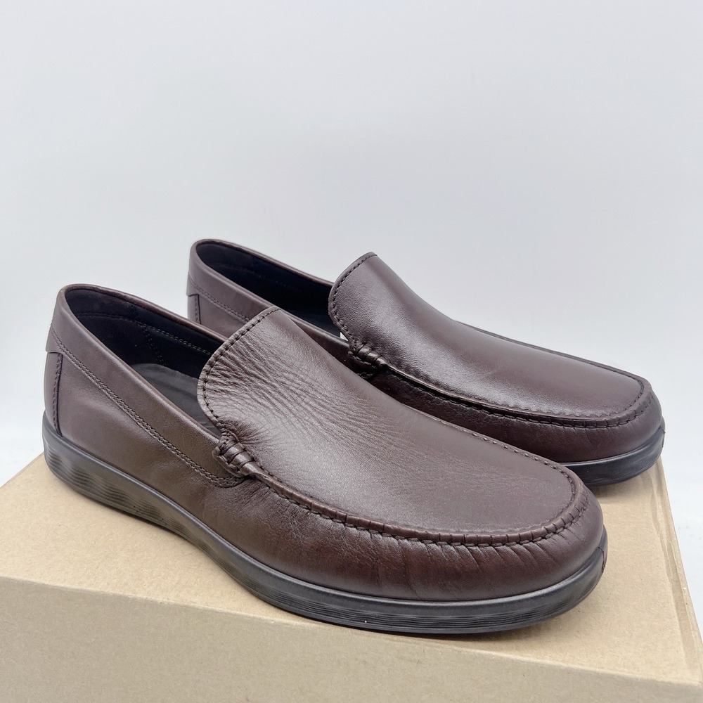 Ecco S Lite Classic Mock Toe Slip On Men's Loafers Casuals Shoes EU 45 US 12